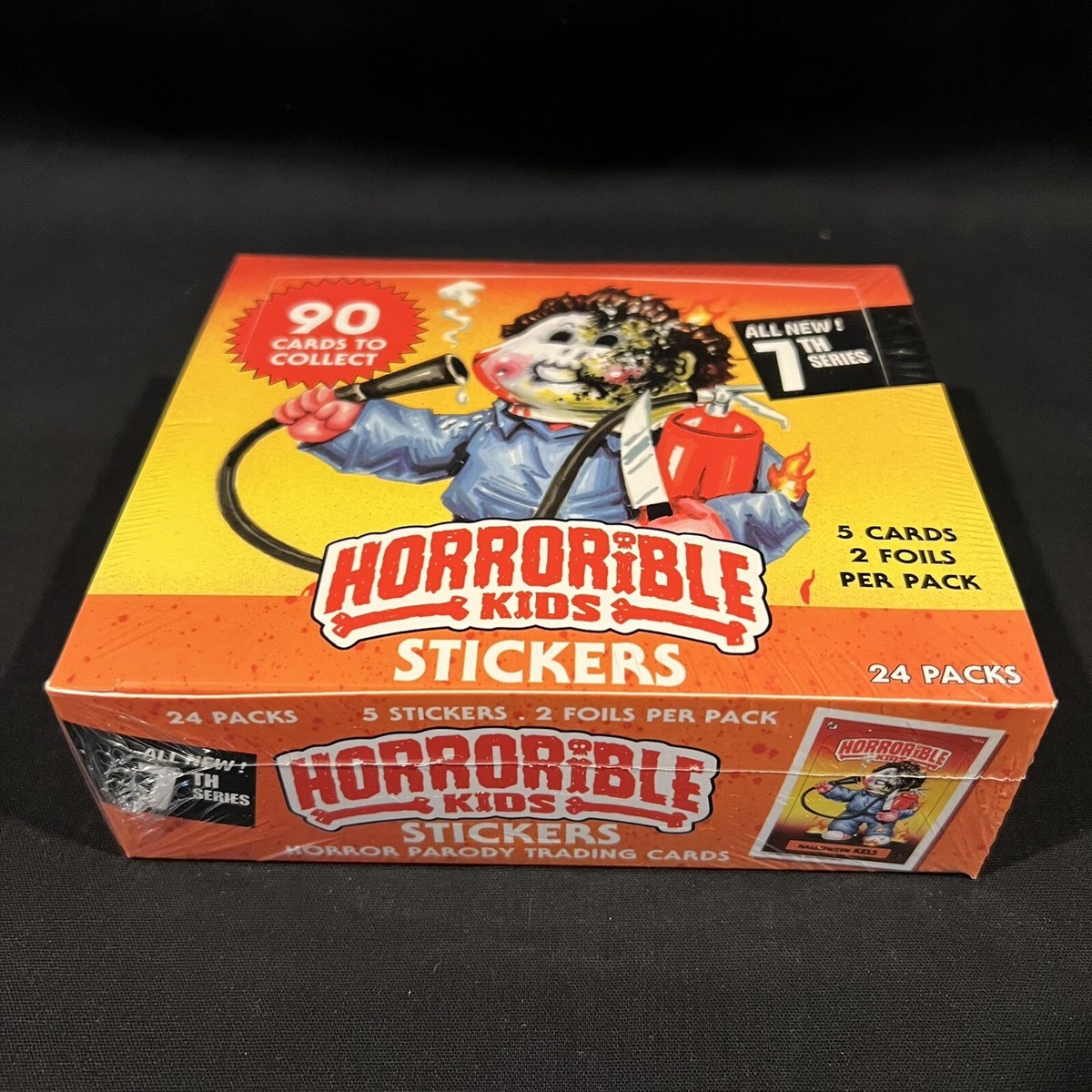 【当時物 未開封】GARBAGE PAIL KIDS (3D 壁掛け 全12種） Garbage Pail kids Horrorible Kids Box 7th Series 24 Pack