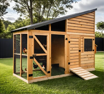 Chicken Coop Plans Simple 6-8 Chicken Coop Build Plan PDF ( E-mail version )