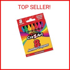Cra-Z-Art Jumbo Crayons, 8 Count