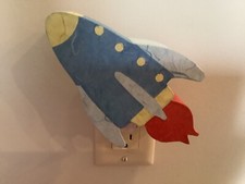 Pottery Barn Kids Paper Rocket Night Light