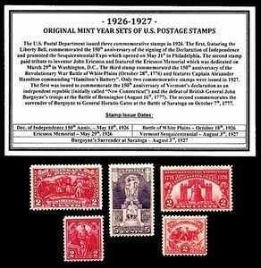 1926-1927-YEAR-SET-OF-MINT-MNH-VINTAGE-U-S-POSTAGE-STAMPS