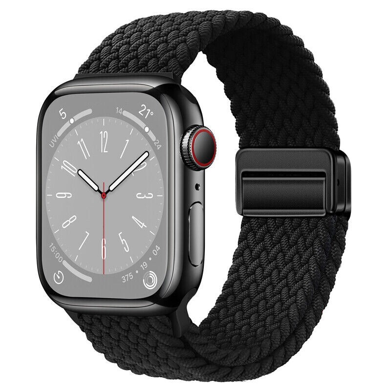Hot Magnetic Nylon Loop Strap Band For Apple Watch Series 10-1 Ultra SE 38-49MM