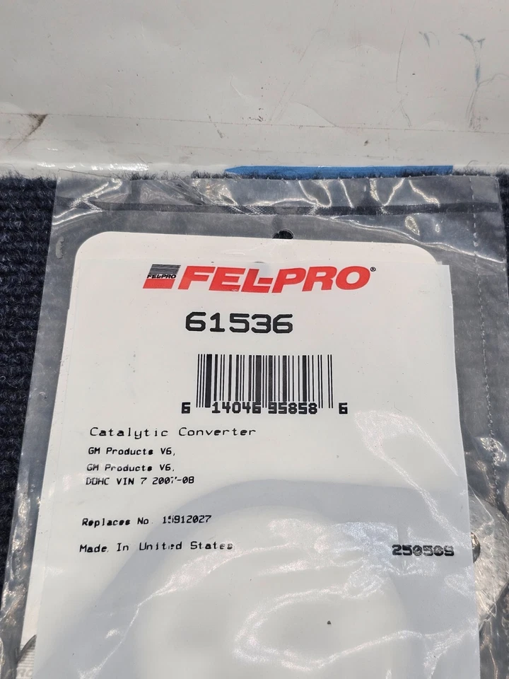 (CANTIDAD 11) Junta de brida de escape trasera Fel-Pro 61536 para Chevy Chevrolet Impala Foto 2 de 4