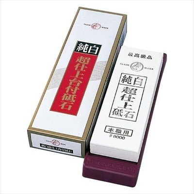 NANIWA  IF-1001 Snow White Super Finishing Stone Grit  #8000 With Stand New