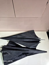 2 Pro Photography Studio Light Umbrellas Black/ Silver