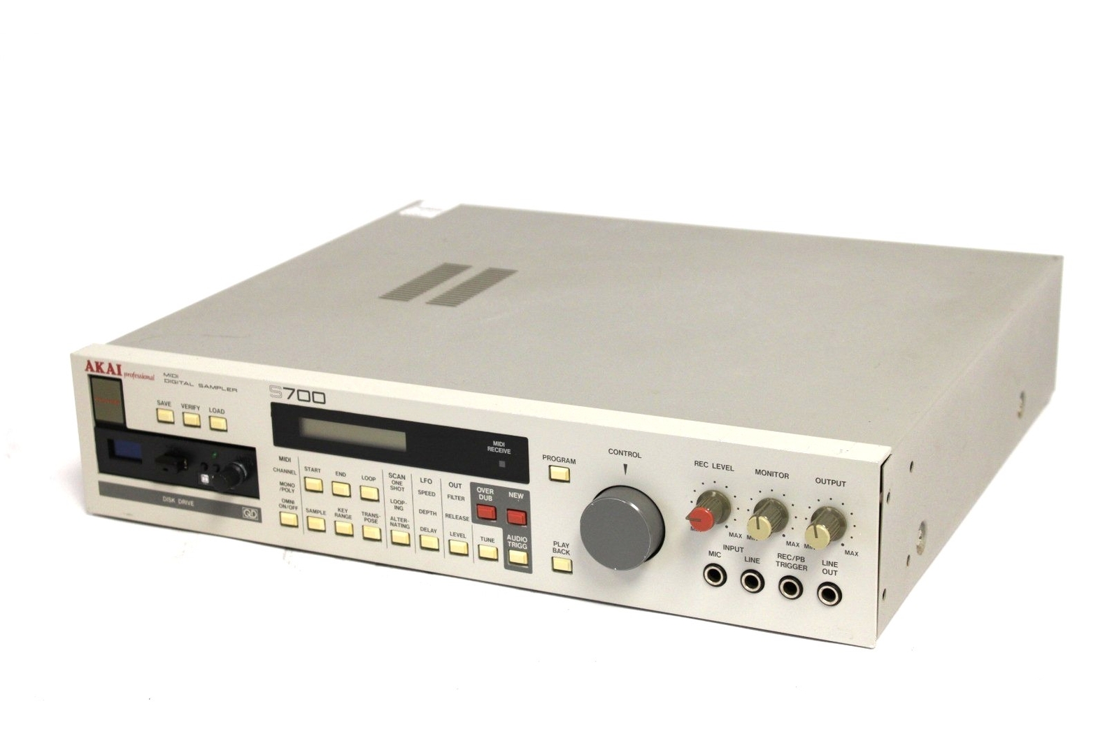 AKAI S700 MIDI Digital Sampler Rack Mount Unit NEEDS WORK