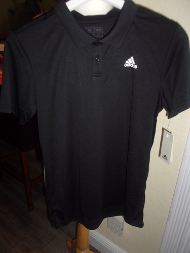 Adidas Boy's Polo Shirt Size XL Black