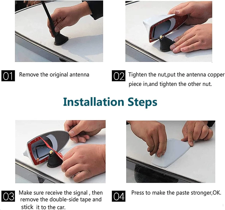 Комплект антенны радиосигнала плавника акулы для Mercedes-Benz W204 C250 C63 AMG верхняя крыша - Изображение 3 из 4