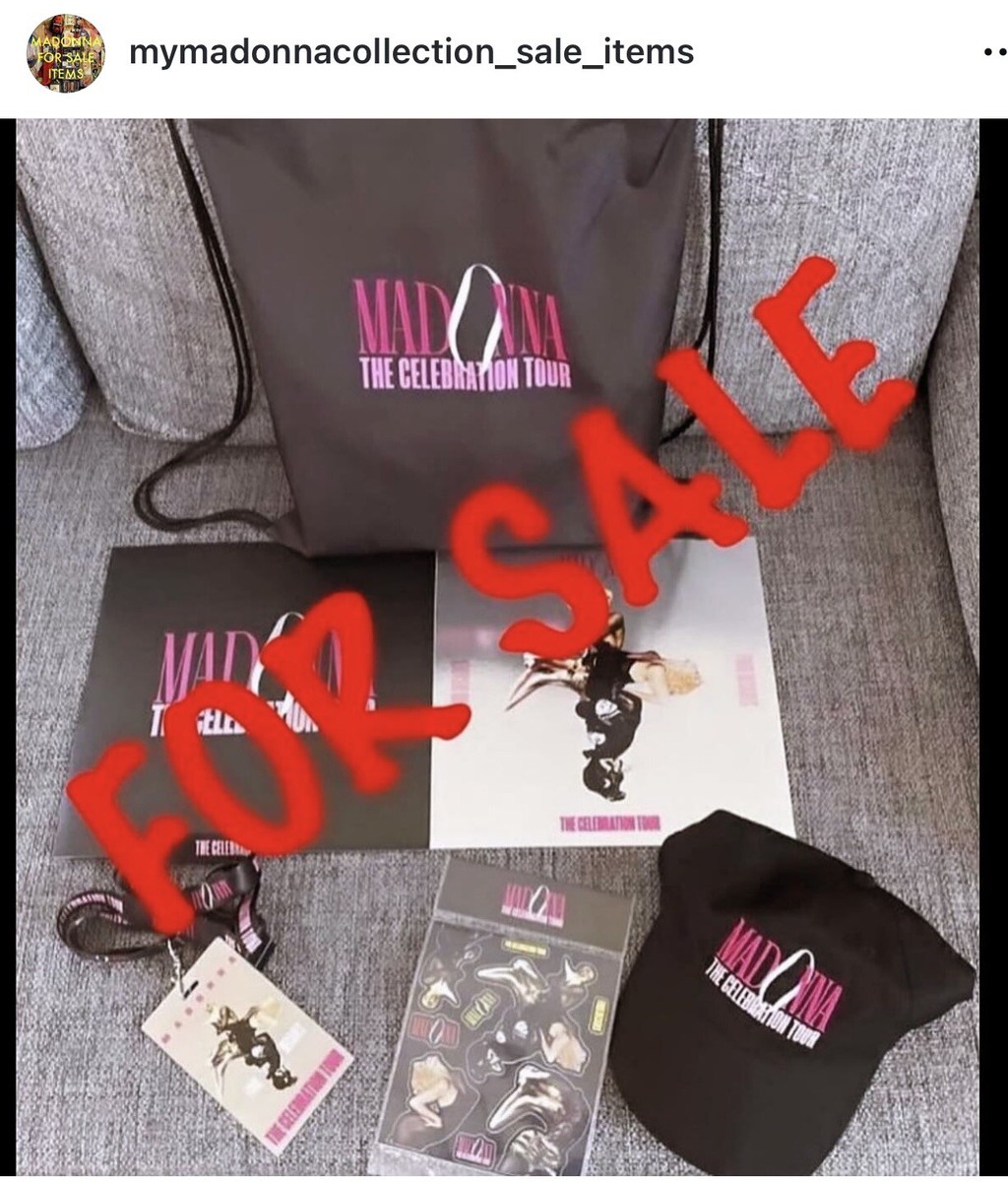 Madonna Celebration Tour Official Collectible VIP Merch | eBay