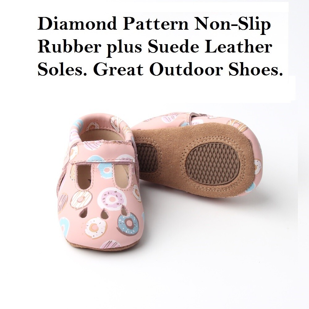 Starbie Baby Moccasins Leather Baby Shoes Toddler Shoes Loafers Multi-Color
