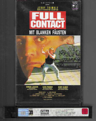 Jerry Trimble   FULL CONTACT  Mit Blanken Fäusten   VHS Rarität  FSK 18