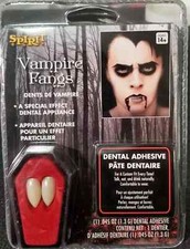Spirit Vampire Fangs-Costume Special Effect Dental Appliance w/Dental Adhesive