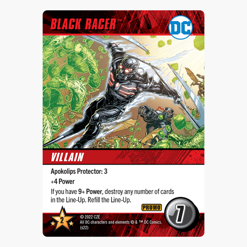 DC Deck-Building Game: Black Racer and Reverse-Flash PROMO CARDS - Picture 2 of 3
