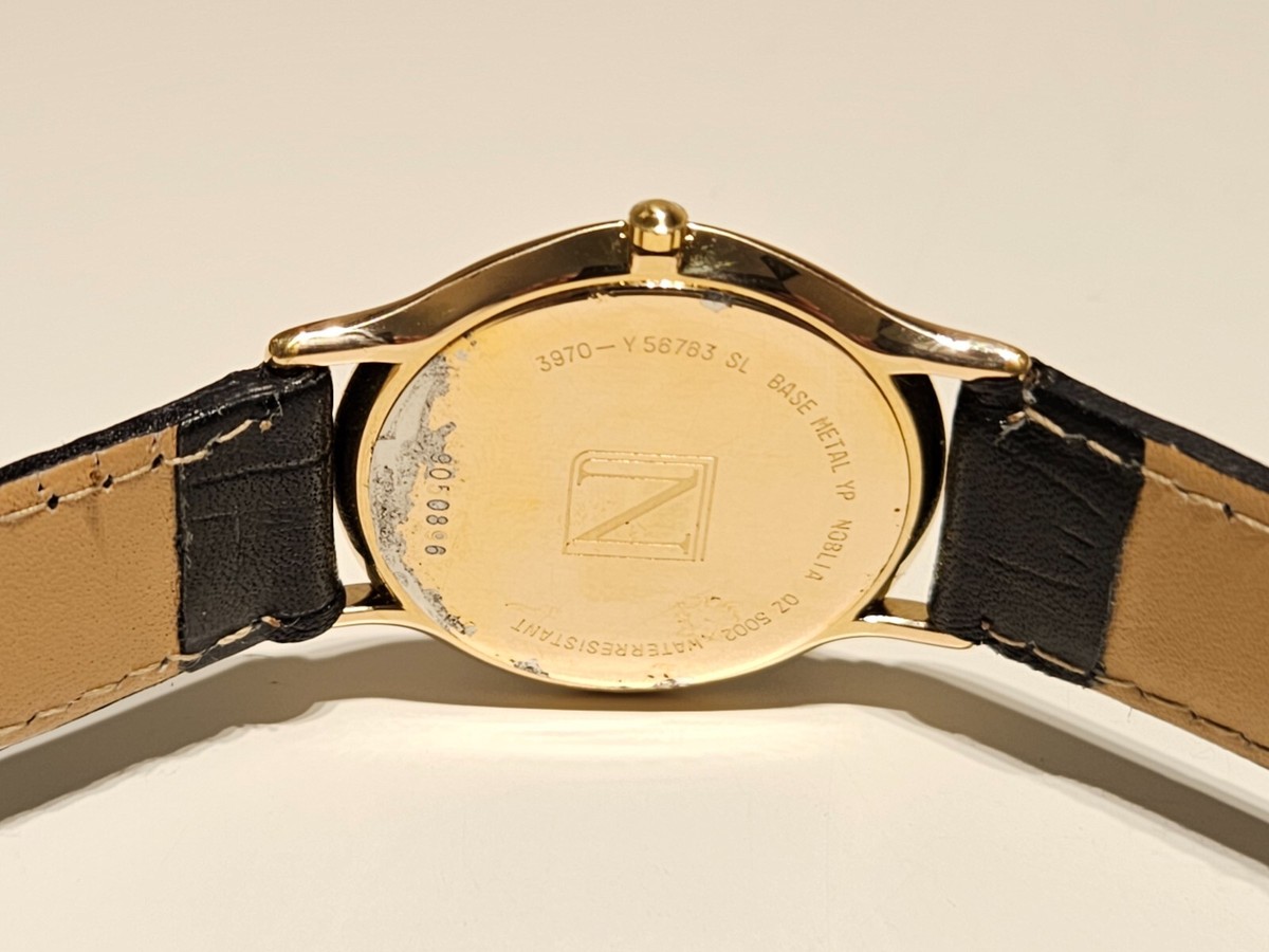 VINTAGE RARE LUXURY GOLD PLATED MEN'S JAPAN QUARTZ WATCH