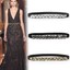 Women Rhinestone Belt Bling Crystal Elastic Party Dress Skinny Jewelry