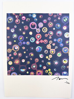 TAKASHI MURAKAMI Original Vintage Art Print Lithograph Signed Limited with COA