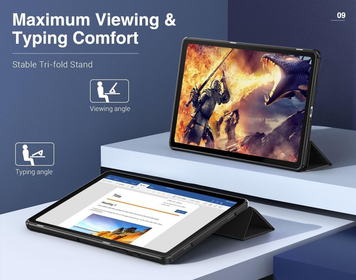 TECLAST M50 Pro 10.1インチタブレット ケース付き Case For Teclast M50 Pro/ M50/ M50HD 10.1 inch Slim Stand