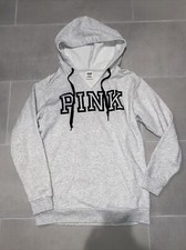 VICTORIA SECRET PINK EVERYDAY LOUNGE PULLOVER HOODIE SIZE XS Grey
