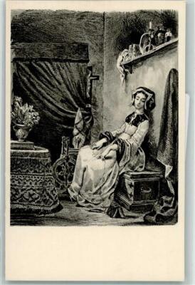 39171059 - sign. Eugene Delacroix Zu Goethes FaustSerie Verlag Alt Weimar AK