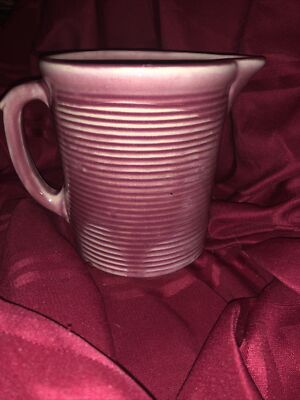 Vintage Weller Pottery Ribbed Pitcher 