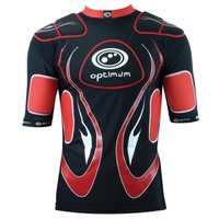 Optimum Men's Inferno Protective Shoulder Pads Black / Red Large Optimum Men's Inferno Protective Shoulder Pads Black / Red Large