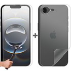 Tempered Glass Screen Protector Guard for Apple iPhone 17e Front and Film Back