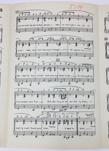 1947 Klaviernoten Ich möchte Ihren Leuten danken von Flanagan & Benjamin Oxford - Bild 3 von 6