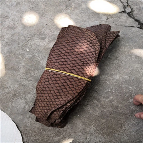 2pcs Real Fish Leather Carp Leather Fabric Soft Carp Fish Skin Leather Pelt Hide - Picture 8 of 25