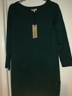 Phase Eight Selika Stud Dress Galactic Green Size 14