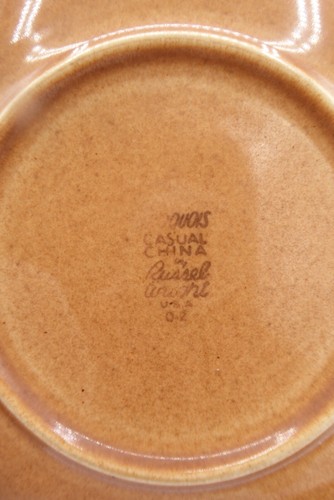 2 Russel Wright Iroquois Casual China Caramel Cups & Saucers 1950s Please Read - Picture 15 of 20