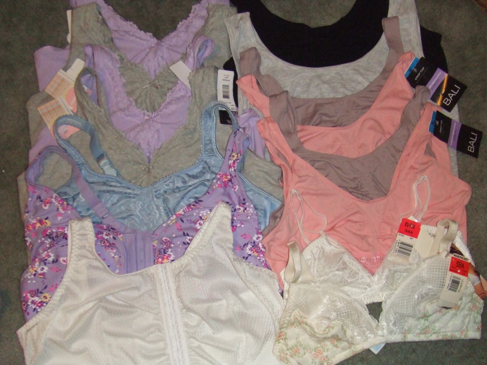 20 WACOAL OLGA BALI Bra Stretch Lace Mesh Front Close… Gem