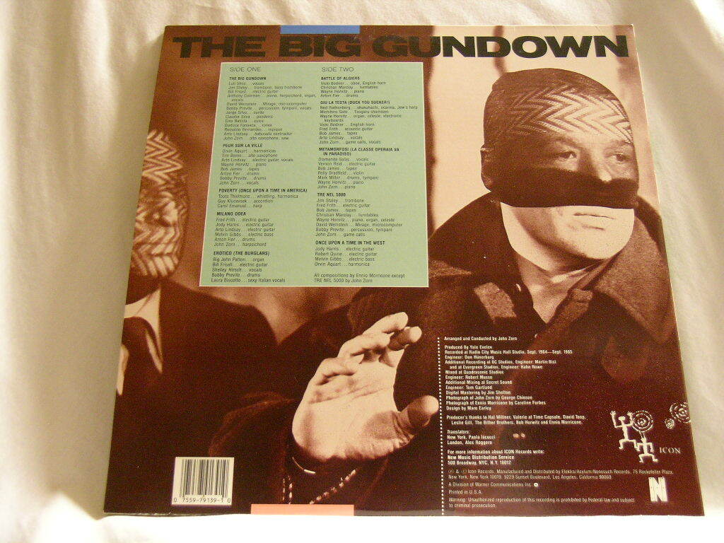 JOHN ZORN plays Ennio Morricone The Big Gundown Bill Frisell