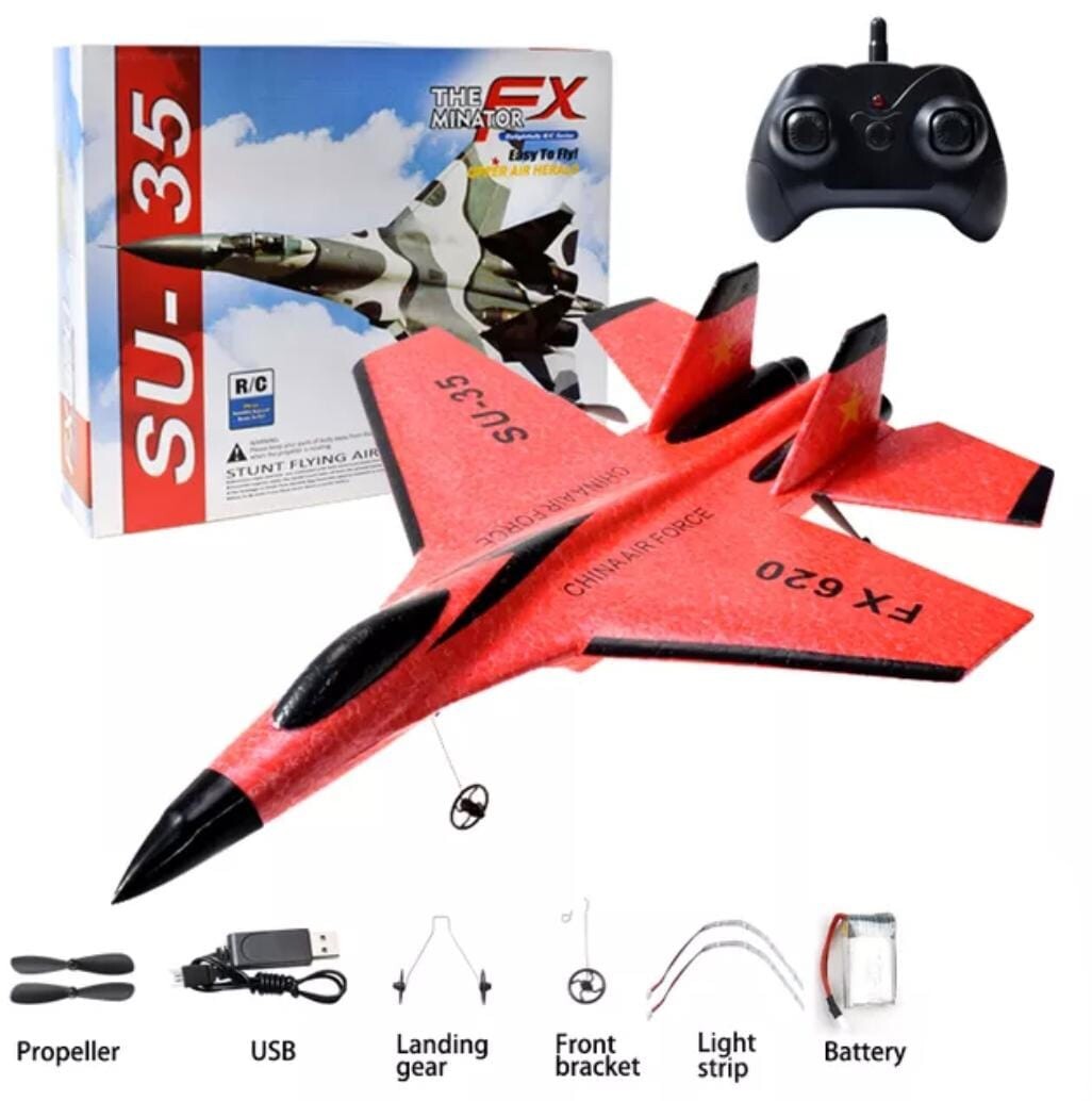 Aereo telecomandato FX-620 SU-35 RC 2.4G Fighter Hobby