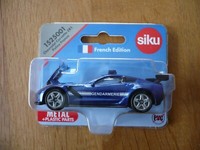 "Siku 1525 F Chevrolet Corvette ZR1 \"Police France\" \"Super Serie\" Neu OVP--"