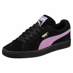 puma suede classic purple black