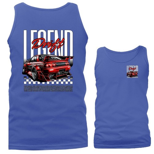 Camiseta sin mangas Legend Drift Urban Streetwear importada afinada personalizada JDM coche deportivo - Imagen 7 de 11