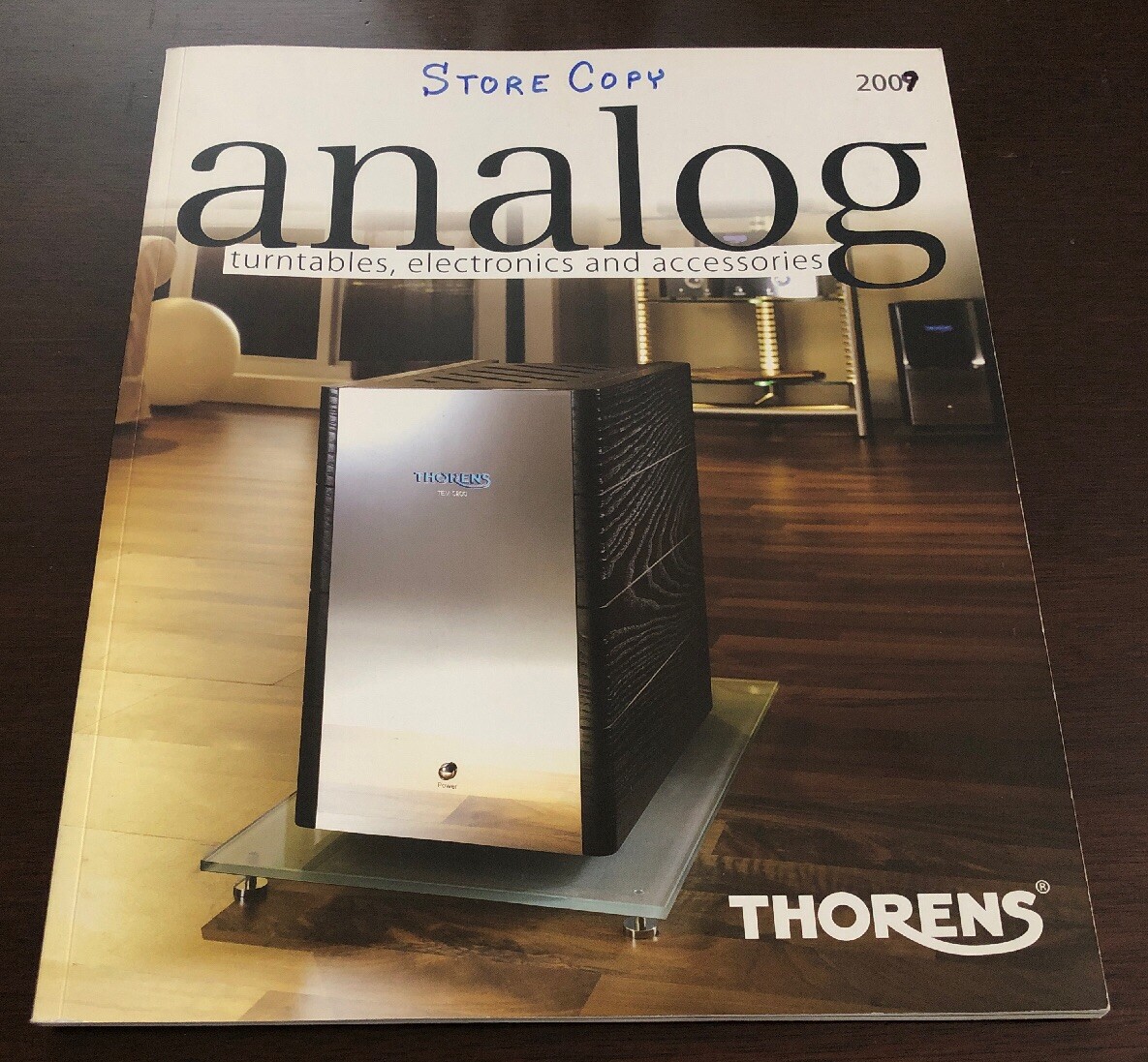 THORENS ANALOG COMPONENTS ORIGINAL 2007 PRODUCT CATALOG AD M388x