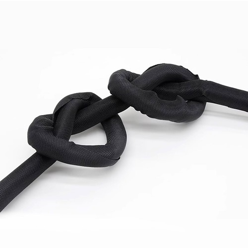 Braid Cable Wiring Harness Loom Protection Black Braided Sleeving Self Closing - Picture 6 of 7