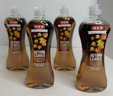 NEW H-E-B Autumn Leaves Ultra Concentrated Dishwashing Liquid 22 Fl Oz. Lot of 4