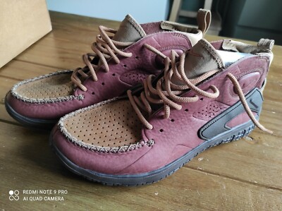 Mann Nike Mowabb 2 Considered Leder Schuhe Moccasin Gr.43 mit Tasche