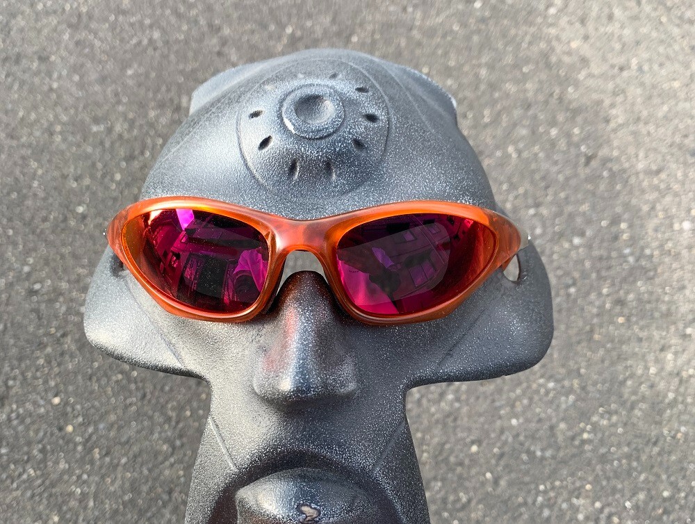 LINEGEAR Red Mirror - Non Polarized Lens for Oakley Scar [SC-RM