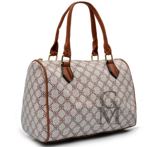Gattinoni borsa a mano bauletto 2 manici pvc e pelle