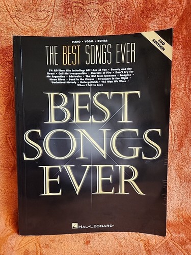 Best Songs Ever, 3rd ed. 74 All Time Hit Songs. Noten Liederbuch. Klavier  - Bild 1 von 2