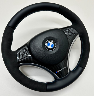 BMW E92 E90 M PERFORMANCE ALCANTARA STEERING WHEEL E90 E82 E87 E81 E93