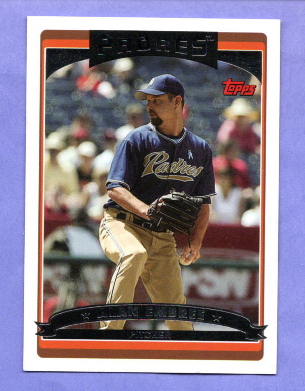 2006 Topps Update #UH109 Alan Embree  San Diego Padres