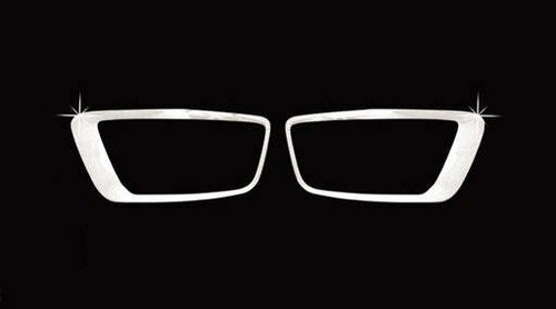 Auto Clover Chrome Front Fog Light Trim Set for Kia Carens 2006 - 2012 - Picture 2 of 4