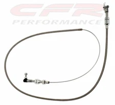36 INCH STAINLESS STEEL BRAIDED THROTTLE CABLE KIT - UNIVERSAL