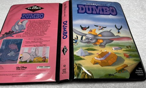 Vtg Retired 1st Release “Dumbo” BLACK DIAMOND 1985 - VHS Pink Spine/Back - Picture 2 of 6