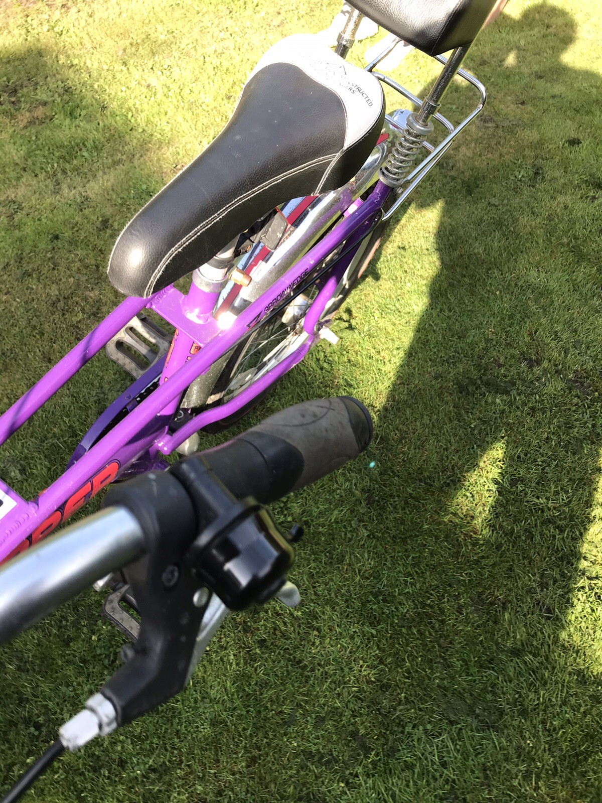 purple raleigh chopper