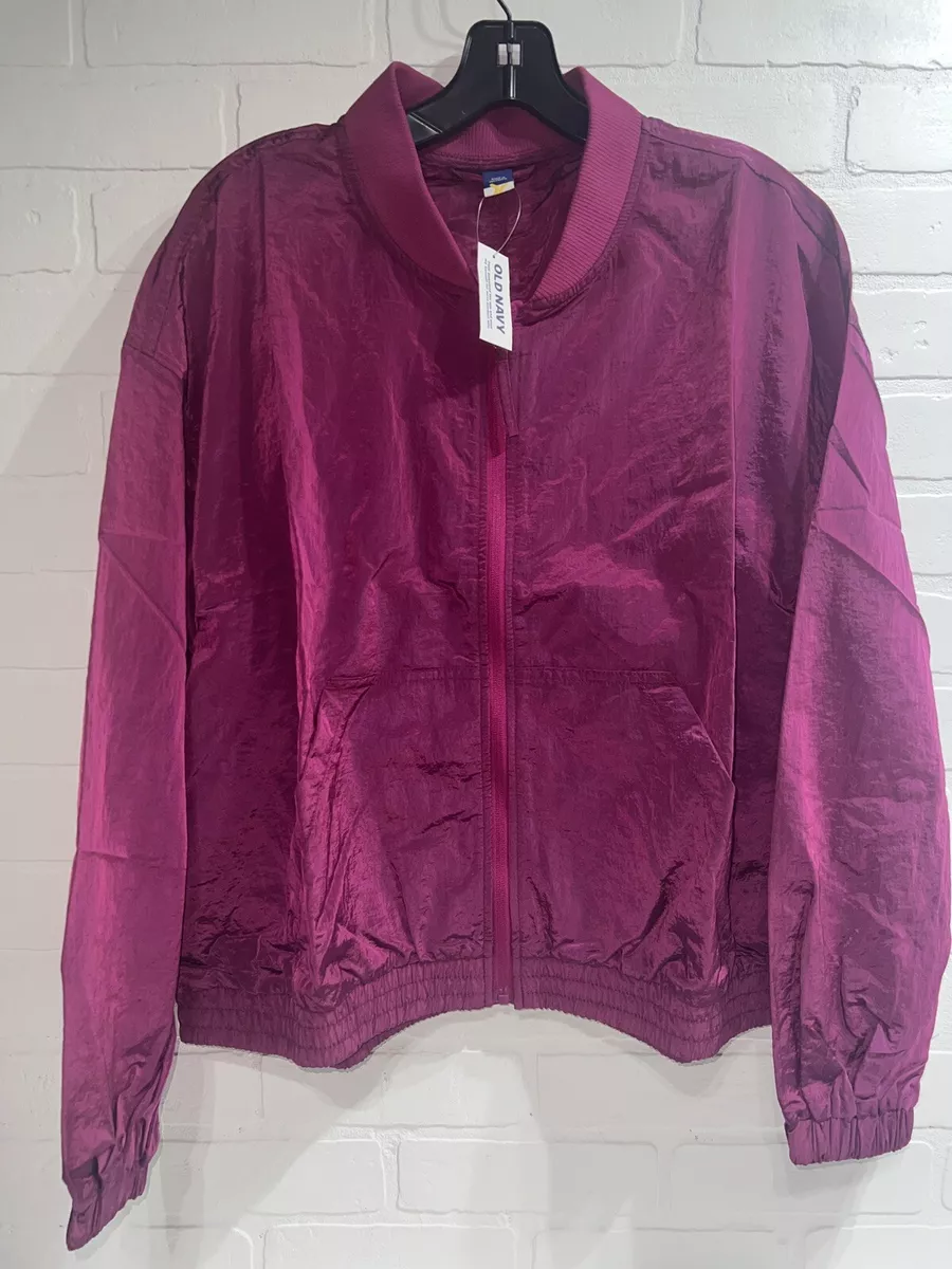 Cropped nylon jacket sale
